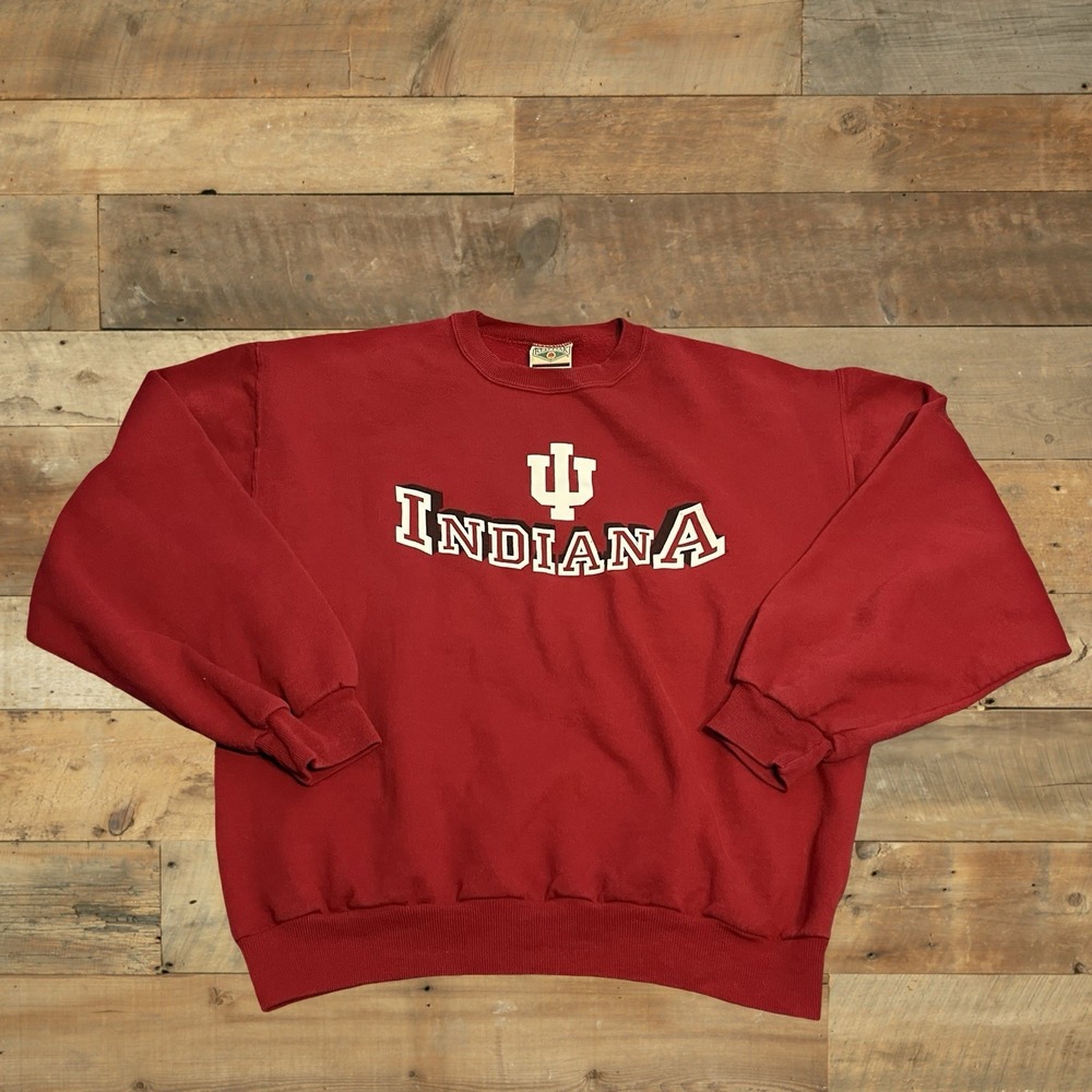 Vintage Indiana Hoosiers Crewneck Sweatshirt Medium